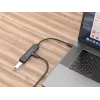Conceptronic HUBBIES 4-pordiline USB 3.0 jaotur, 2 USB-C ja 2 USB-A porti, alumiiniumkorpus, USB-C pistik
