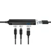 Conceptronic HUBBIES 4-pordiline USB 3.0 jaotur, 2 USB-C ja 2 USB-A porti, alumiiniumkorpus, USB-C pistik