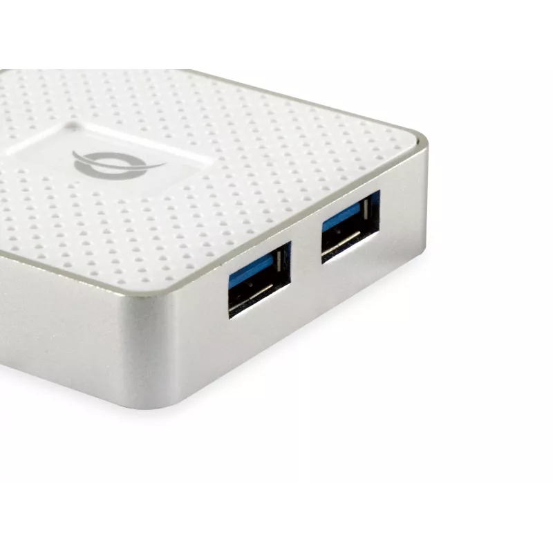Conceptronic HUBBIES03W liidese jaotur USB 3.2 Gen 1 (3.1 Gen 1) Micro-B 5000 Mbit/s Valge