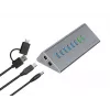 Conceptronic HUBBIES18G 10-in-1 60W USB 3.0 jaotur-laadija komplekt, 2-in-1 USB-C USB-A kaabel, USB 3.2 Gen 1