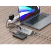 Conceptronic HUBBIES18G 10-in-1 60W USB 3.0 jaotur-laadija komplekt, 2-in-1 USB-C USB-A kaabel, USB 3.2 Gen 1