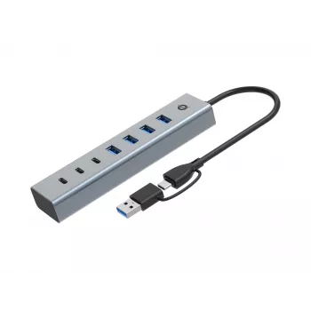 Conceptronic HUBBIES20G 7-pordiline USB 3.0 jaotur, 5 Gbit/s, USB-C x 3, USB-A x 4