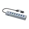 Conceptronic HUBBIES21GP 7-pordiline USB 3.0 jaotur toiteadapteriga, 5 Gbps, 7× USB-A