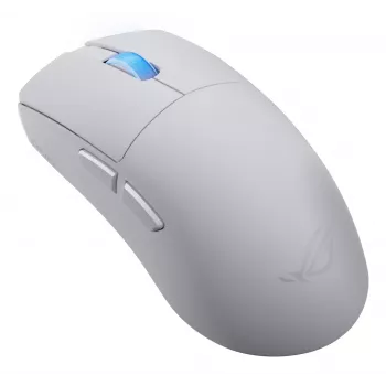 Mängurihiir ASUS ROG Harpe II Ace, paremakäeline, optiline 42 000 DPI, RF-juhtmevaba + Bluetooth + USB tüüp-A, 5 nuppu, valge