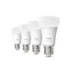 Nutipirn Philips A60 E27, Bluetooth/Zigbee, 6 W, 810 lm, valge, pakis 4 tk