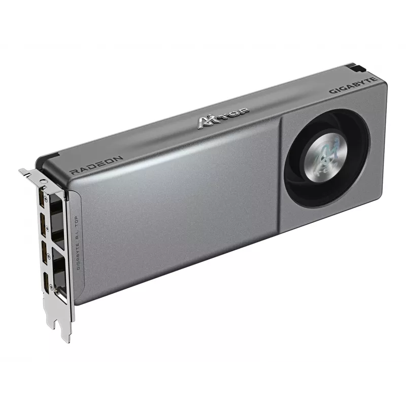 GIGABYTE Radeon AI PRO R9700 AI TOP 32G graafikakaart – 32 GB GDDR6, 256-bitine, PCI-E 5.0, 2920 MHz südamiku taktsagedus, 3 x DP, 1 x HDMI, GV-R9700AI TOP-32GD