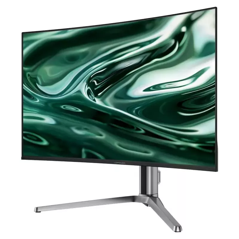 LC-Power LC-M32UCO 31,5-tolline QD-OLED 4K Ultra HD kumer monitor, 3840×2160, 0,03 ms, 450 cd/m², USB-hub, kõlarid, VESA, kõrguse reguleerimine