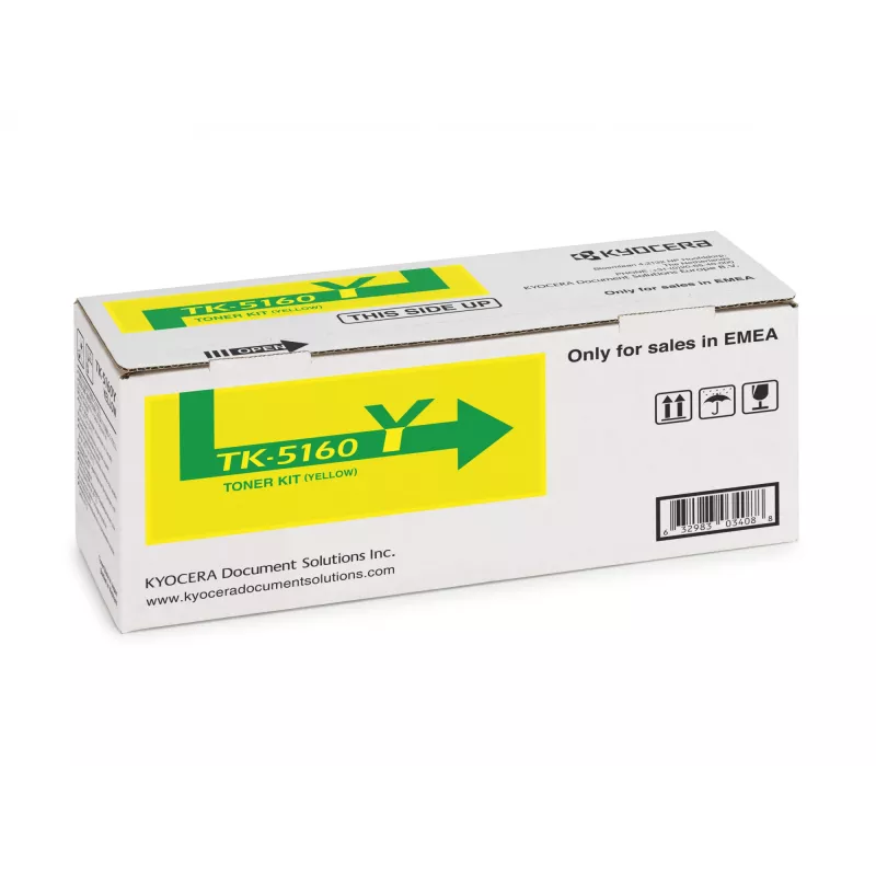 Toonerkassett Kyocera TK-5160Y 3000 lehekülge Kollane