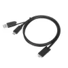 Targus ACC1133GLX USB-kaabel USB 3.2 Gen 1 (3.1 Gen 1) 1 m USB C Must