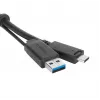 Targus ACC1133GLX USB-kaabel USB 3.2 Gen 1 (3.1 Gen 1) 1 m USB C Must