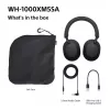 Sony WH-1000XM5SA kõrvaklapid juhtmega ja juhtmevaba ühendusega, peapael, muusika, USB Type-C, Bluetooth, must
