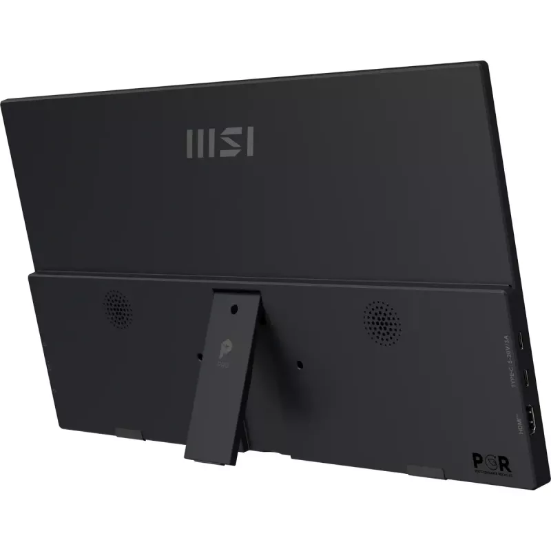 Kaasaskantav monitor MSI PRO MP165DE E6 15,6 tolli Full HD IPS 1920×1080 USB-C HDMI VESA Must