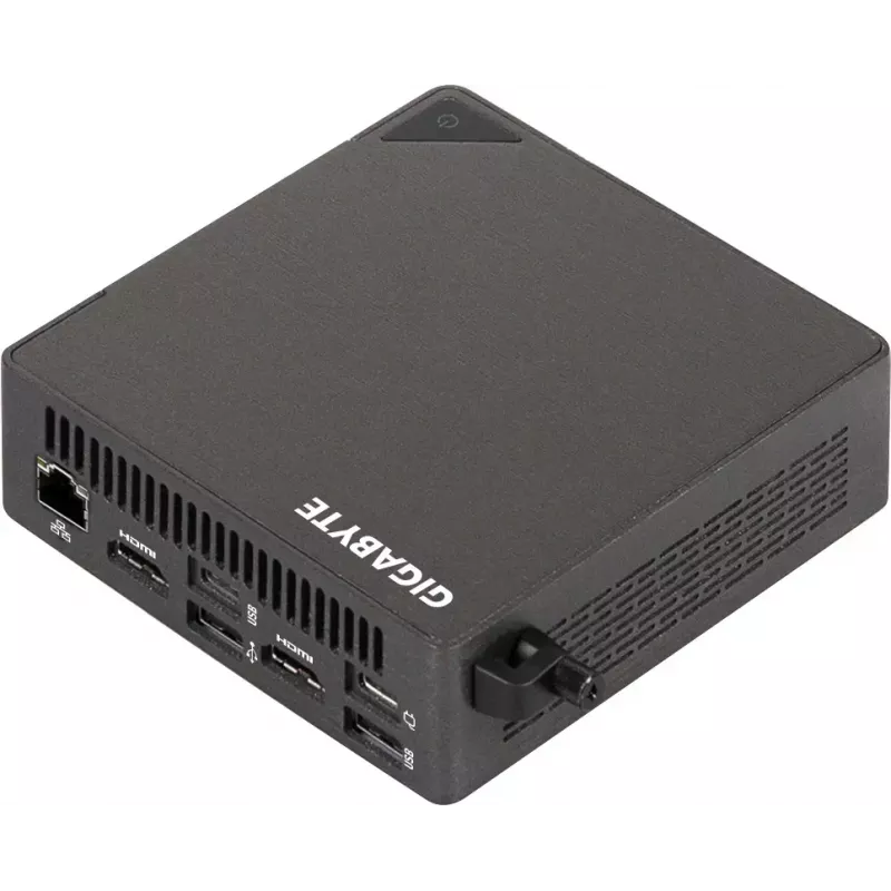 Mini PC barebone GIGABYTE BRIX Core Ultra 5 225H, 0,46L korpus, DDR5 SO-DIMM, 2 mälupesa, kuni 96 GB, WiFi/BT, 2,5G LAN