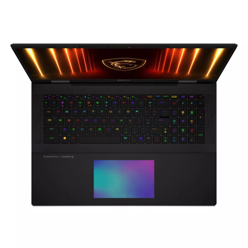 MSI Titan 18 HX AI A2XWJG-070 mängusülearvuti, Intel Core Ultra 9 285HX, 18-tolline UHD+, 96GB DDR5, 6TB SSD, NVIDIA GeForce RTX 5090 24GB, Windows 11 Pro