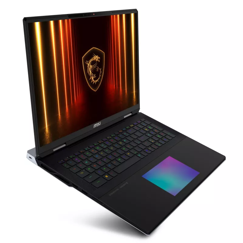 MSI Titan 18 HX AI A2XWJG-070 mängusülearvuti, Intel Core Ultra 9 285HX, 18-tolline UHD+, 96GB DDR5, 6TB SSD, NVIDIA GeForce RTX 5090 24GB, Windows 11 Pro