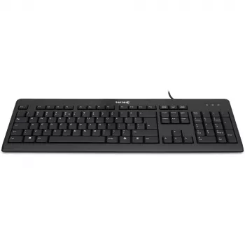 TERRA 1500 Juhtmega [US/EU] klaviatuur Universaalne USB QWERTY USA inglise Must