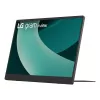 LG 17MT70 kaasaskantav monitor Must, roostevaba teras 43.2 cm (17 tolli) LED 2560 x 1600 pikslit