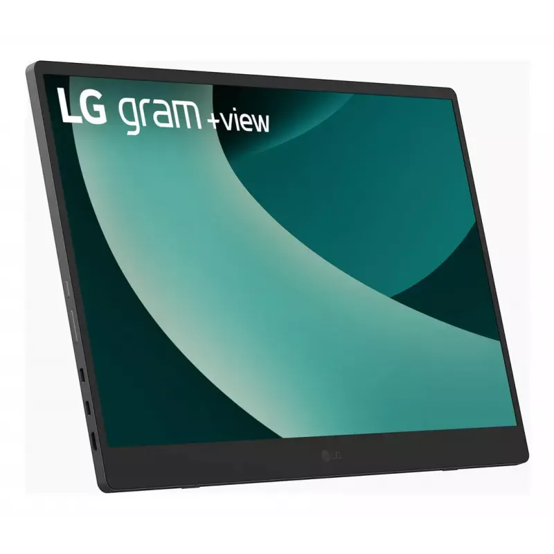 LG 17MT70 kaasaskantav monitor Must, roostevaba teras 43.2 cm (17 tolli) LED 2560 x 1600 pikslit