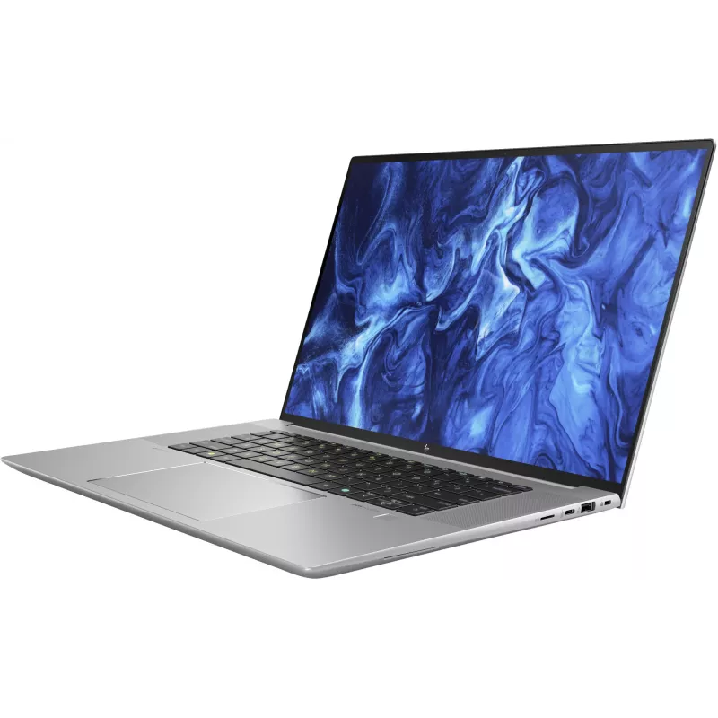 HP ZBook Studio G11 Intel Core Ultra 9 185H Mobiilne tööjaam 40,6 cm (16 tolli) puuteekraaniga WQUXGA 32 GB DDR5-SDRAM 2 TB SSD NVIDIA RTX 3000 Ada Wi-Fi 7 (802.11be) Windows 11 Pro Hõbedane