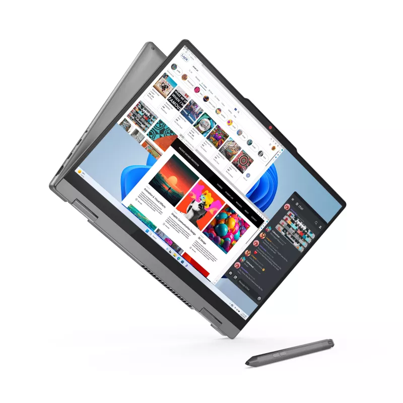 Lenovo IdeaPad 5 2-in-1 14IRH9 Intel® Core™ i7 i7-13620H Hübriid (2-in-1) 35,6 cm (14 tolli) Puuteekraan WUXGA 16 GB LPDDR5x-SDRAM 1 TB SSD Wi-Fi 6 (802.11ax) Windows 11 Home Saksa hall