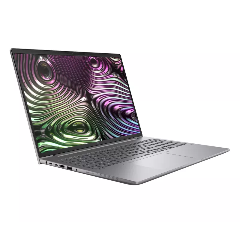 HP Zbook X G1i Intel Core Ultra 7 255H Mobiilne tööjaam 40,6 cm (16 tolli) WQXGA 32 GB DDR5-SDRAM 2 TB SSD NVIDIA RTX PRO 500 Blackwell Wi-Fi 7 (802.11be) Windows 11 Pro AI tööjaam, AI PC, hõbedane