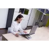 BakkerElkhuizen Evoluent 4 Wireless, paremakäeline, vertikaalne disain, laser, RF-juhtmevaba, 2600 DPI, must, sinine