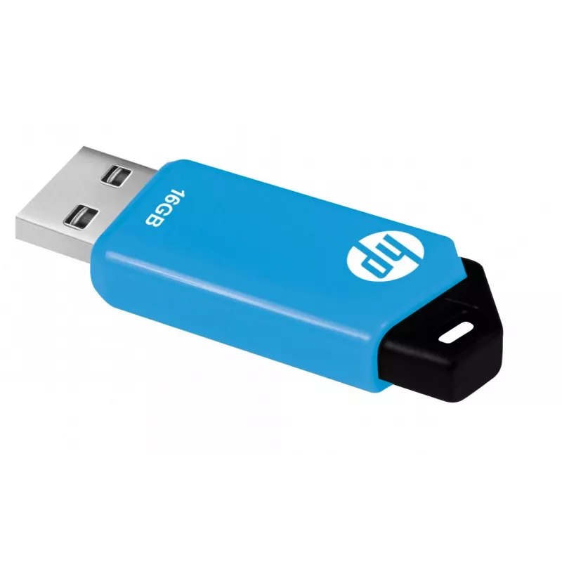 HP v150w USB-mälupulk 16 GB USB Type-A 2.0 Must, Sinine