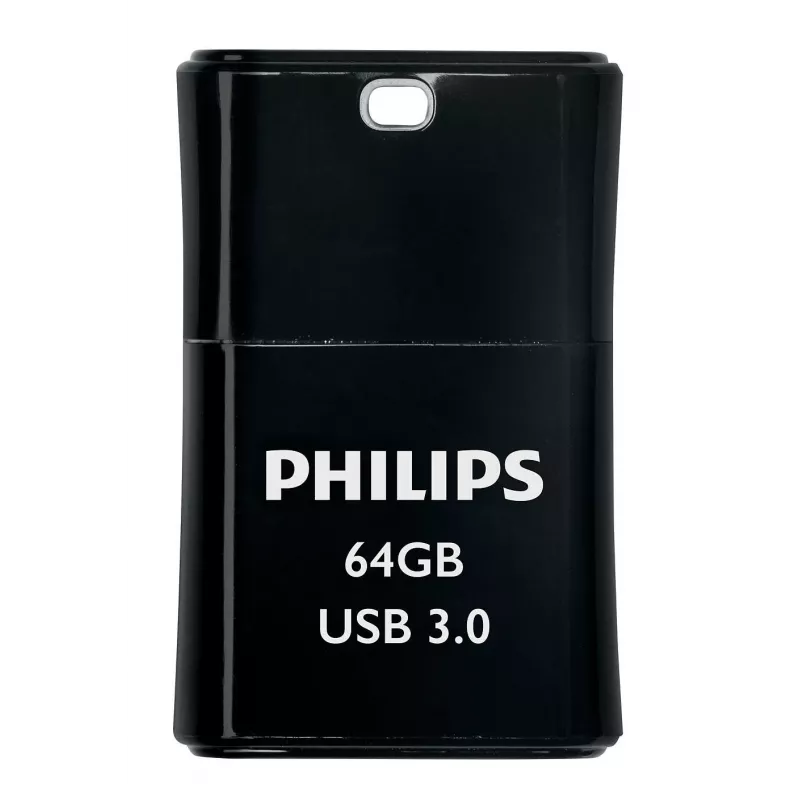 Philips Pico Edition 3.0 USB-mälupulk 64 GB USB Type-A 3.2 Gen 1 (3.1 Gen 1) Must
