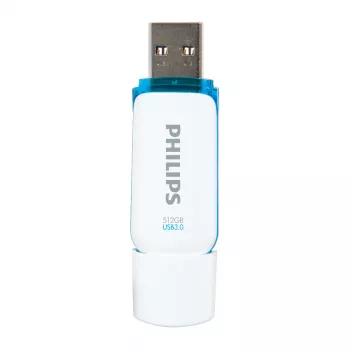 USB-mälupulk Philips FM51FD75B 512 GB, USB Type-A, USB 3.2 Gen 1 (3.1 Gen 1), valge