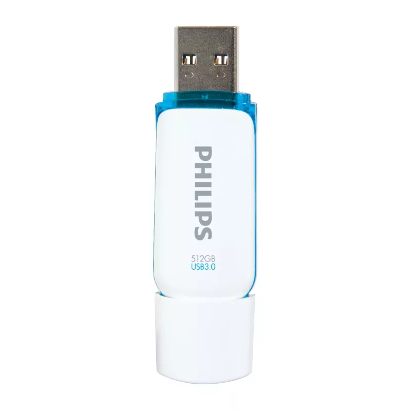 USB-mälupulk Philips FM51FD75B 512 GB, USB Type-A, USB 3.2 Gen 1 (3.1 Gen 1), valge