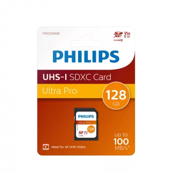 Philips 128 GB SDXC UHS-I FM12SD65B välkmälu