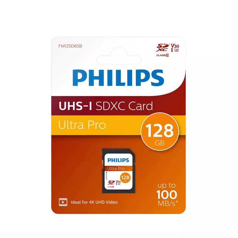 Philips 128 GB SDXC UHS-I FM12SD65B välkmälu