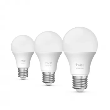 Philips Hue valge ja värvilise valguse Essential A60 – E27 nutipirn – 806 lm – 8 W – 3-pakk