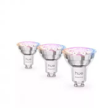 Philips Hue Valge and colour ambience Essential GU10 – nutikas prožektor – 345 lm – 4,7 W – 3 kaupa
