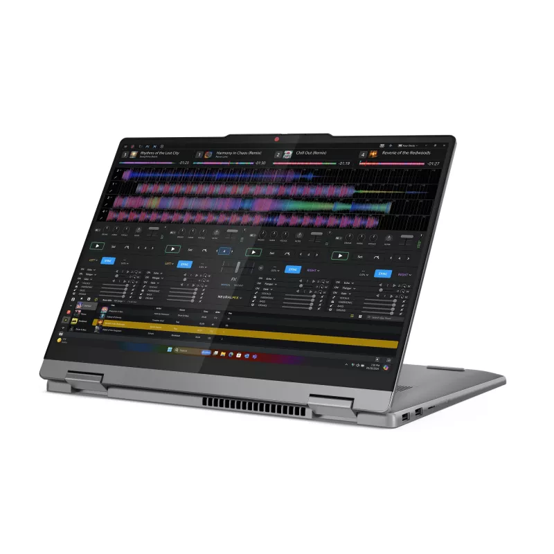 Lenovo IdeaPad 5 2-in-1 14Q8X9 Copilot+ PC Snapdragon X1P-42-100 Hübriid (2-in-1) 35,6 cm (14 tolli) Puuteekraan WUXGA 16 GB LPDDR5x-SDRAM 1 TB SSD Wi-Fi 7 (802.11be) Windows 11 Home Hall