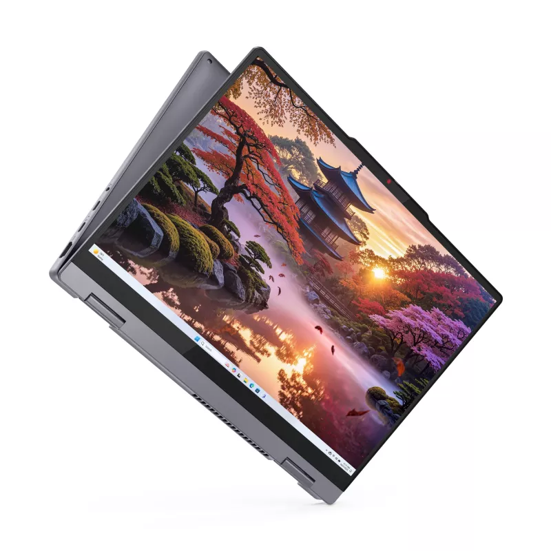 Lenovo IdeaPad 5 2-in-1 14AKP10 Copilot+ PC AMD Ryzen™ AI 7 350 Hübriid (2-in-1) 35,6 cm (14 tolli) puuteekraaniga WUXGA 16 GB LPDDR5x-SDRAM 512 GB SSD Wi-Fi 7 (802.11be) Windows 11 Home hall