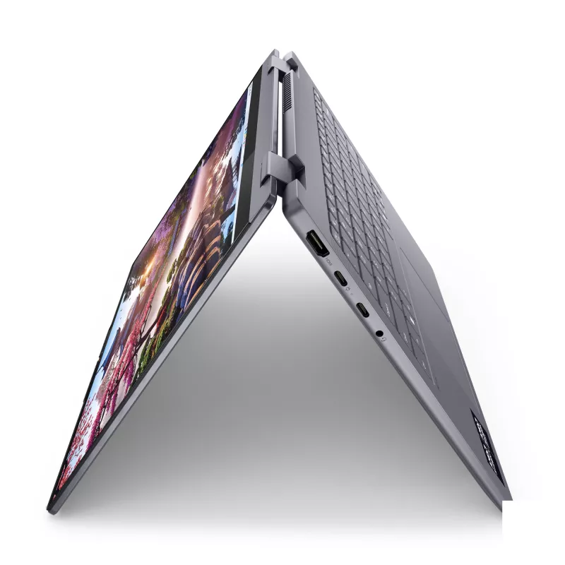 Lenovo IdeaPad 5 2-in-1 14AKP10 Copilot+ PC AMD Ryzen™ AI 7 350 Hübriid (2-in-1) 35,6 cm (14 tolli) puuteekraaniga WUXGA 16 GB LPDDR5x-SDRAM 512 GB SSD Wi-Fi 7 (802.11be) Windows 11 Home hall