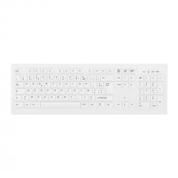 Contour Design Active Key Contour ClassicClean Meditsiiniklaviatuur Eemaldatava Kattega Täissuuruses Juhtmeta Valge C8100