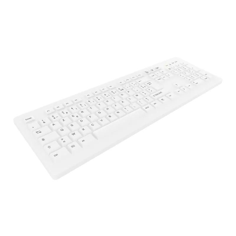 Contour Design Active Key Contour ClassicClean Meditsiiniklaviatuur Eemaldatava Kattega Täissuuruses Juhtmeta Valge C8100