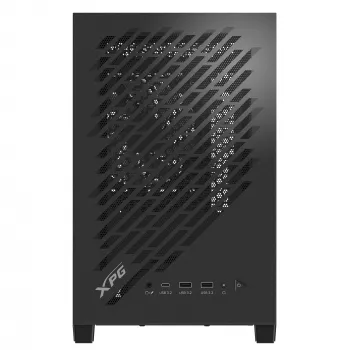 XPG VALOR AIR NANO MID-TOWER KORPUS - Must, Midi Tower, PC, Must, mikro-ATX, Mini-ITX, SPCC, 17 cm