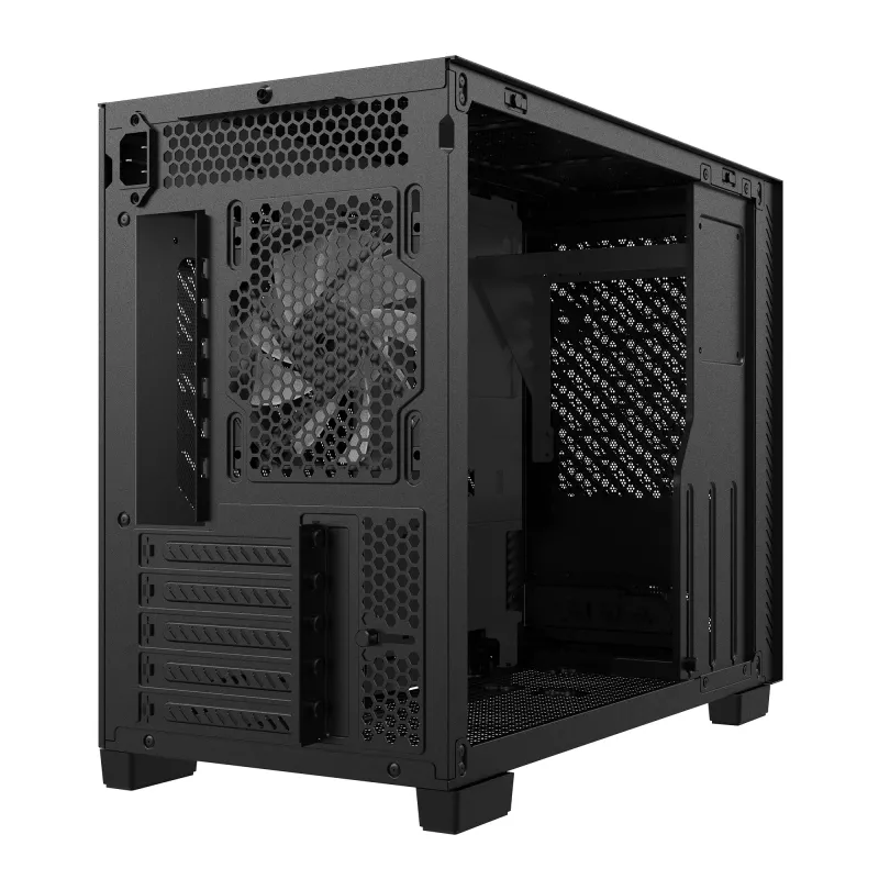 XPG VALOR AIR NANO MID-TOWER KORPUS - Must, Midi Tower, PC, Must, mikro-ATX, Mini-ITX, SPCC, 17 cm