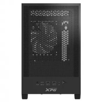 XPG VALOR MESH NANO MID-TOWER-CHASSIS - Must, Midi Tower, PC, Must, micro ATX, Mini-ITX, SPCC, 17 cm