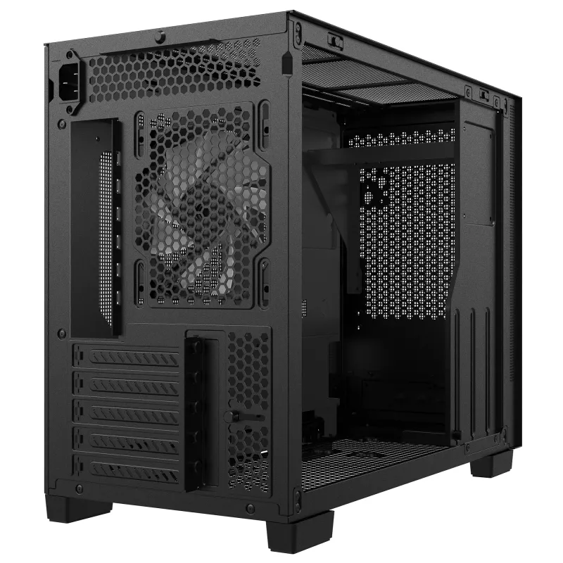 XPG VALOR MESH NANO MID-TOWER-CHASSIS - Must, Midi Tower, PC, Must, micro ATX, Mini-ITX, SPCC, 17 cm