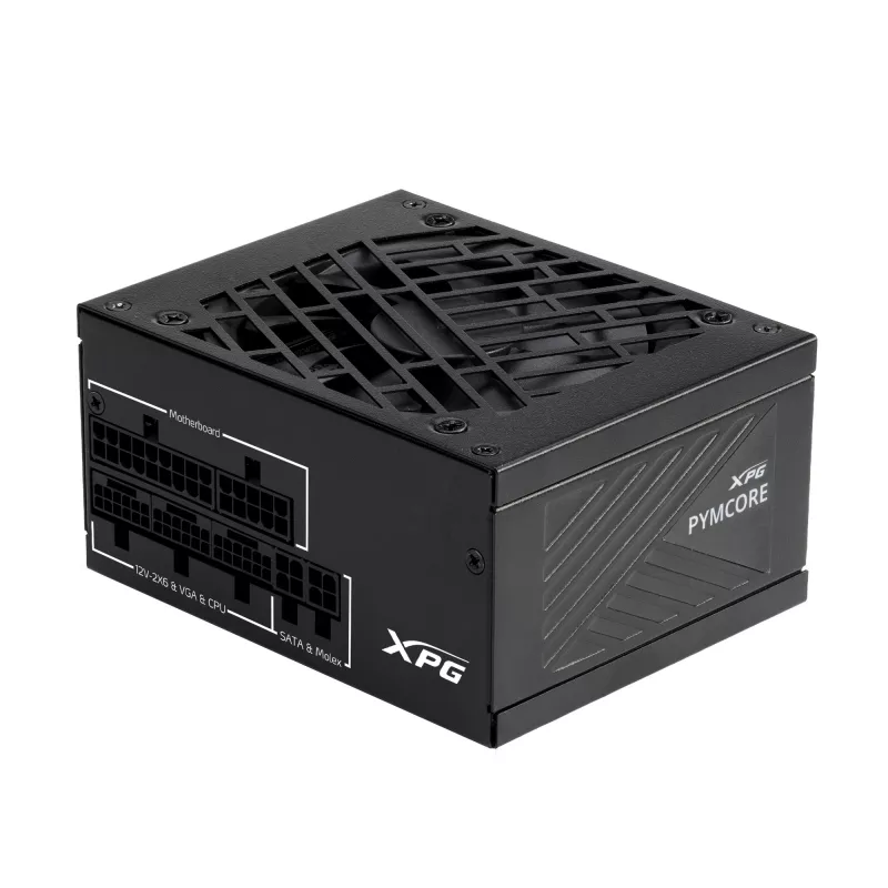 XPG PYMCORE 850w SFX GOLD toiteplokk, 850 W, 100 - 240 V, 50/60 Hz, 10 A, 20 A, 70,8 A