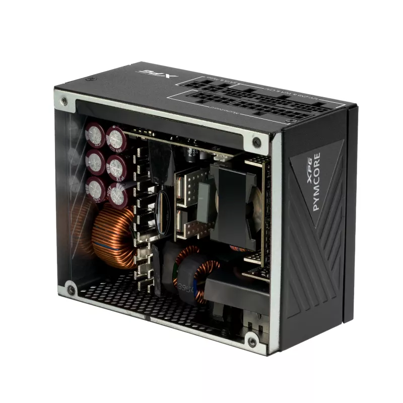 XPG PYMCORE 750w SFX GOLD toiteplokk, 750 W, 100–240 V, 50/60 Hz, 10 A, 20 A, 62,4 A