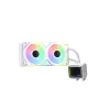 XPG LEVANTE II 240 Valge, vedelikjahutuskomplekt, 12 cm, 26,7 sooni, valge