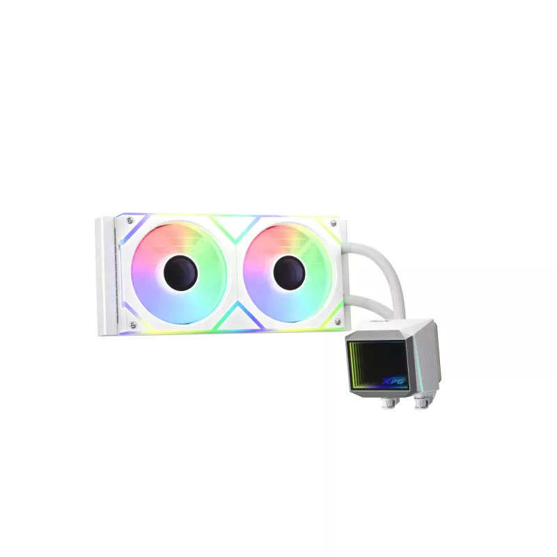 XPG LEVANTE II 240 Valge, vedelikjahutuskomplekt, 12 cm, 26,7 sooni, valge