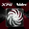 XPG VENTO PRO 120 PWM Must, Ventilaator, 12 cm, 450 p/min, 2500 p/min, Must, Valge