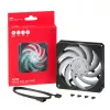 XPG VENTO PRO 120 PWM Must, Ventilaator, 12 cm, 450 p/min, 2500 p/min, Must, Valge