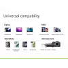 Conceptronic 3-pordiline 67 W GaN USB PD laadija koos USB-C laadimiskaabliga, USB-C x 2, USB-A x 1, QC 3.0, PPS
